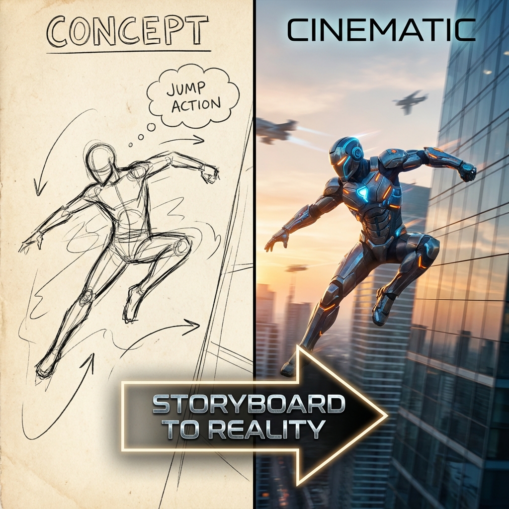 Storyboarding with ControlNet: Escaping the Portrait Trap