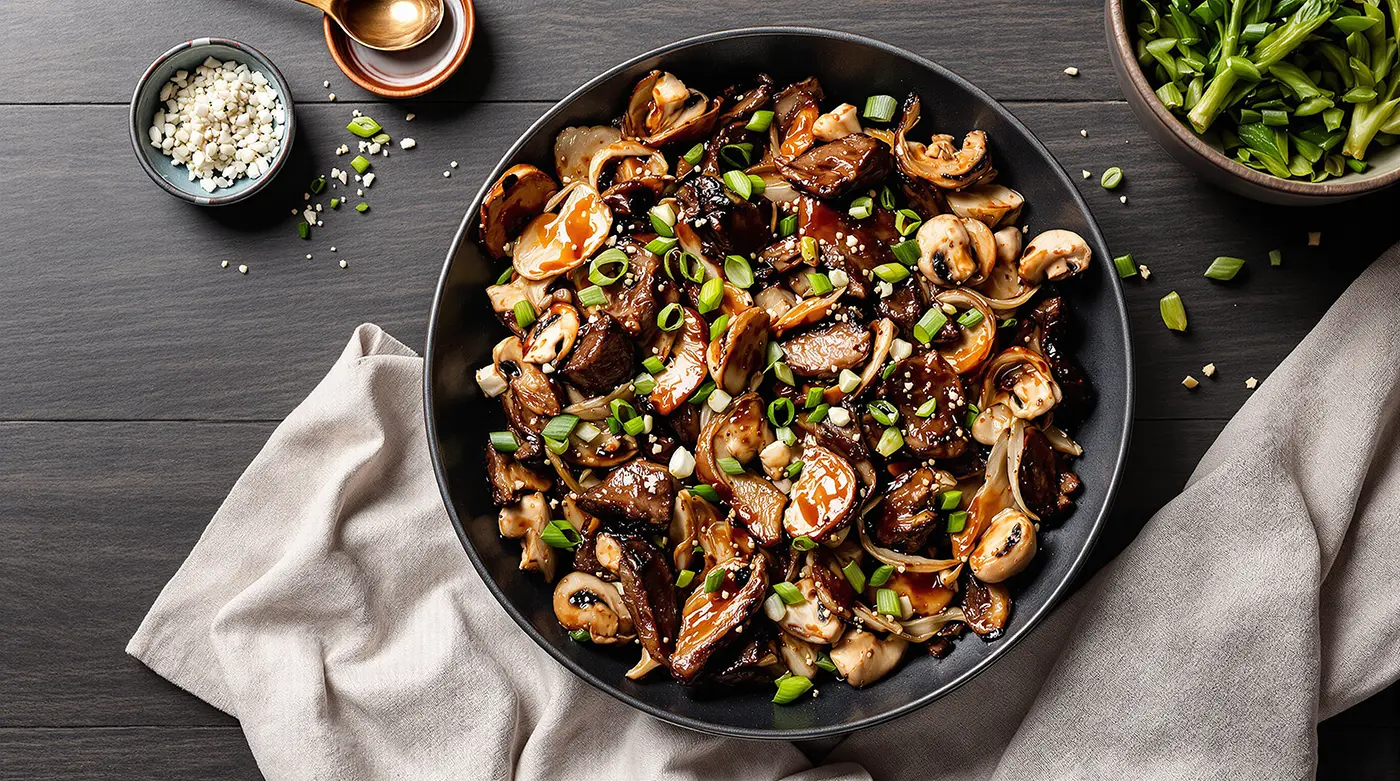 Beef & Mushroom Stir-Fry
