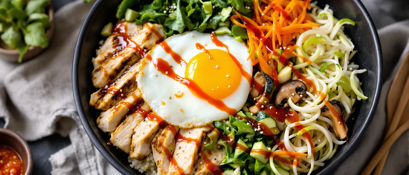 Flavorful & Healthy Korean-Inspired Bibimbap
