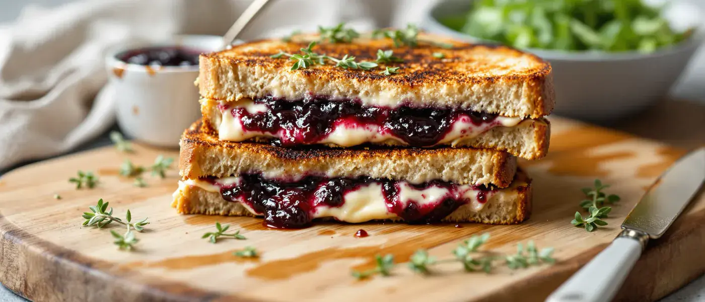 Balsamic Blackberry Grilled Cheese