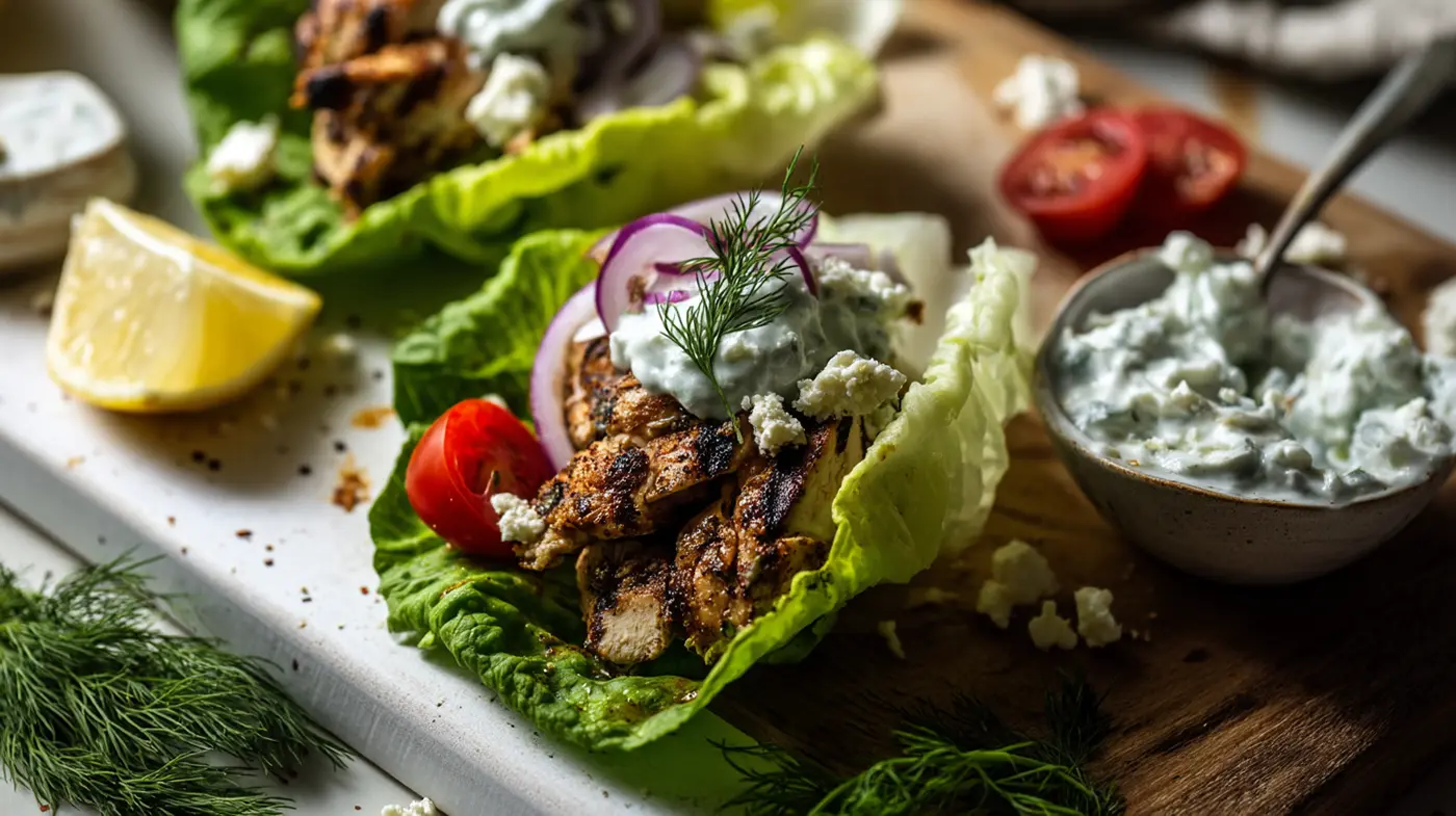 Chicken Gyro with Tzatziki