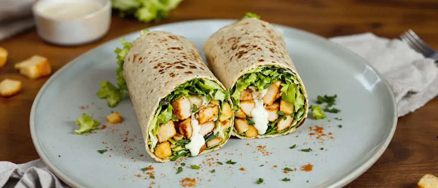 Crunchy Chicken Salad Wrap