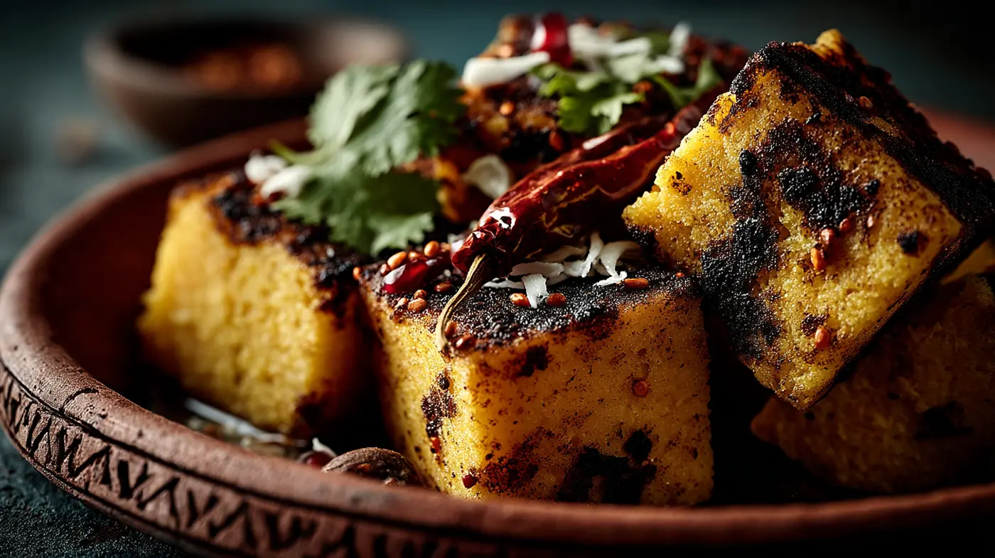 Cloud-Steamed Khaman Spice Squares