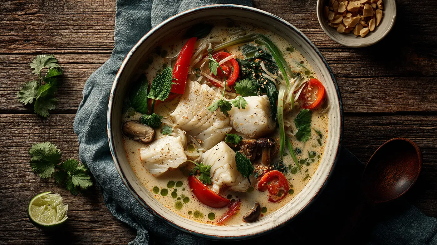 Coconut Lime Fish Soup