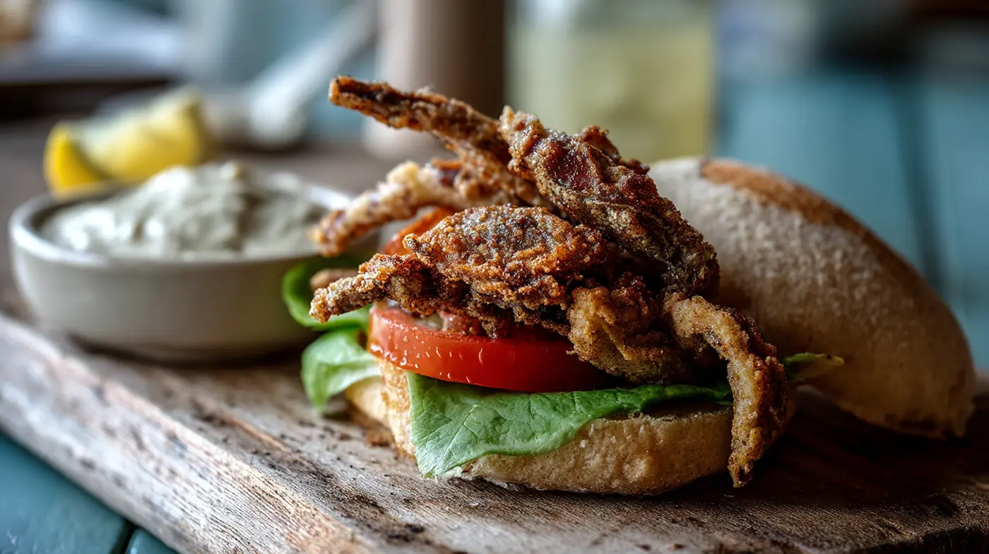 Crispy Soft Shell Crab Sandwich