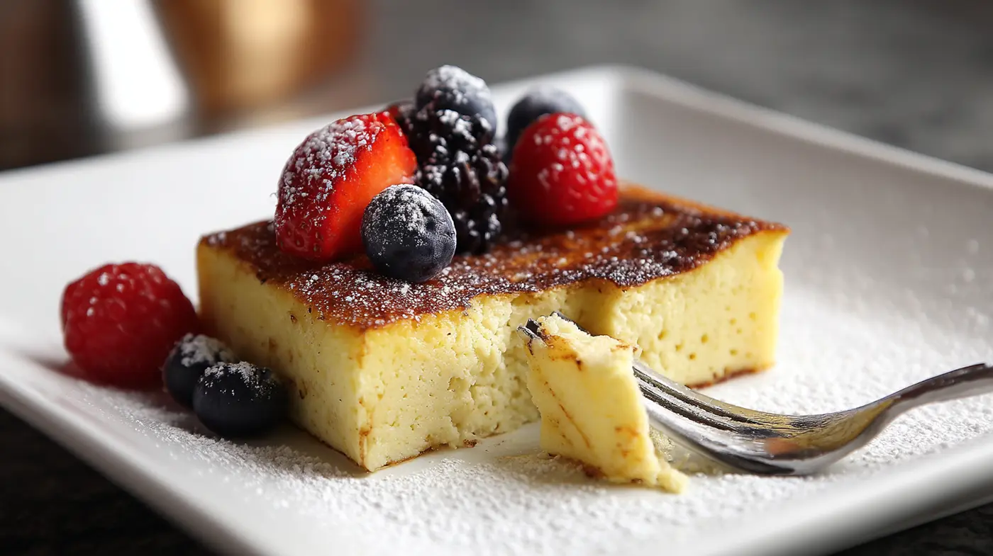 Egg & Greek Yogurt Baked "French Toast"