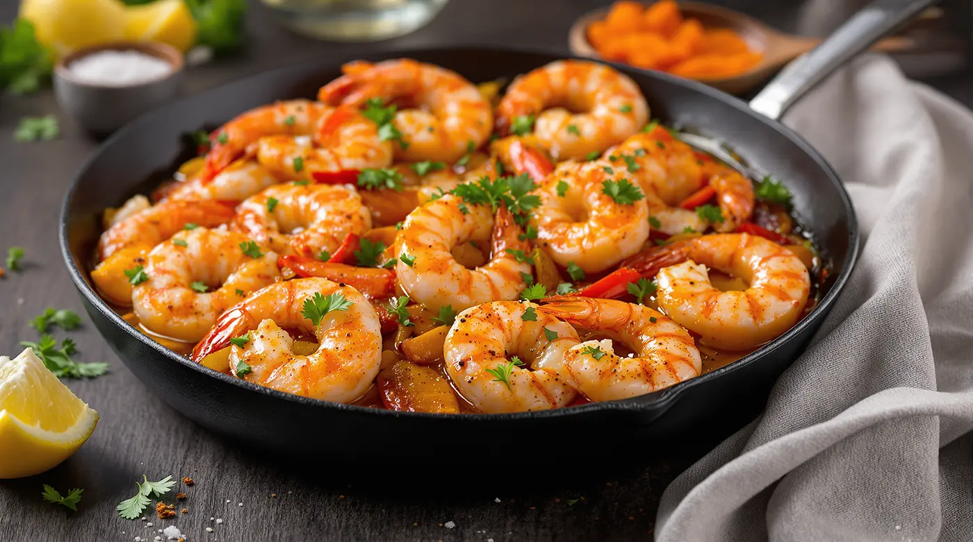 Filipino-Spanish Prawn Gambas