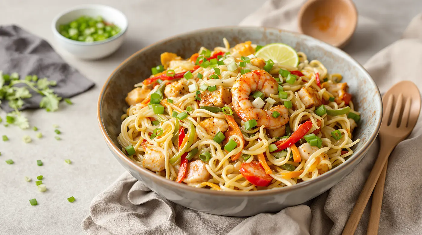 Ginataan Canton Noodle Bowl