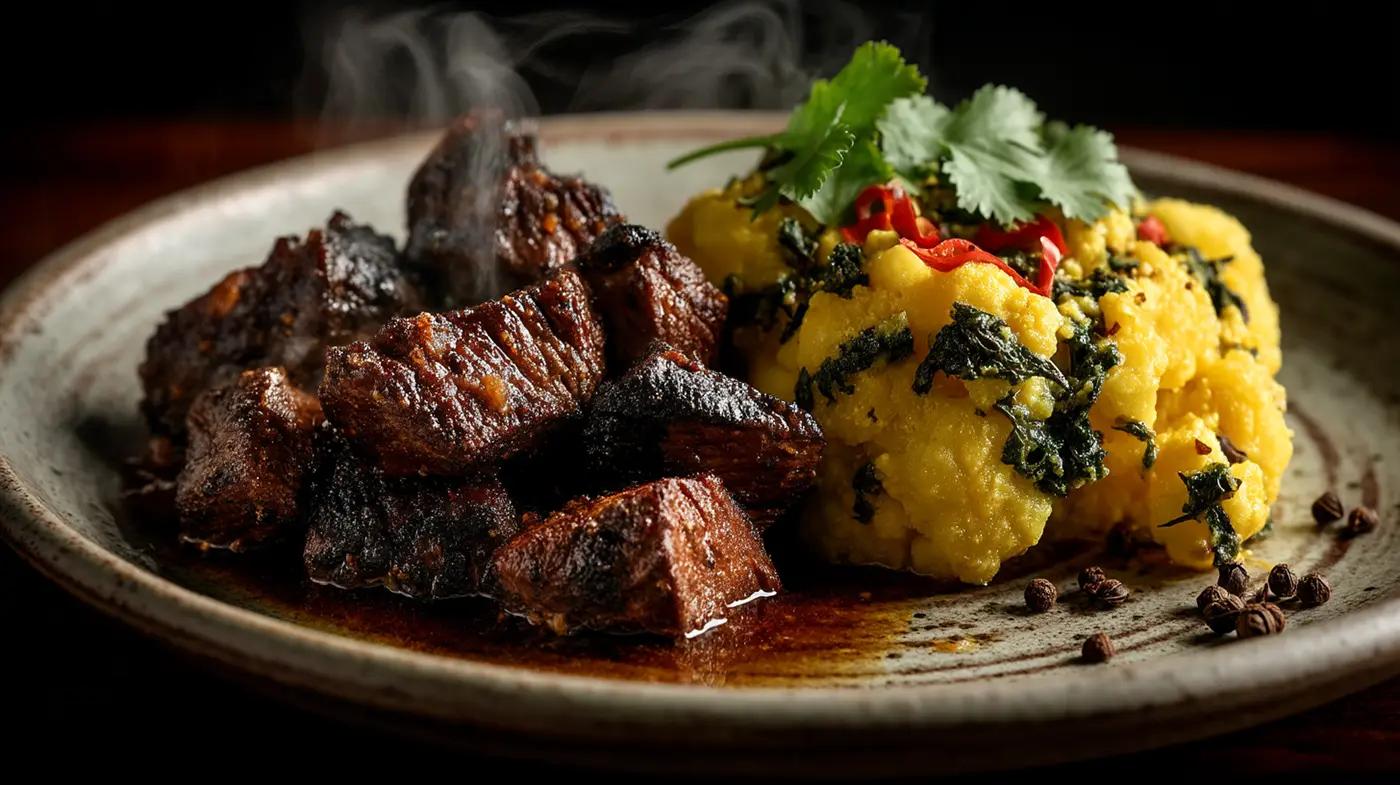 Himalayan Spiced Lamb with Cauliflower Tarkari