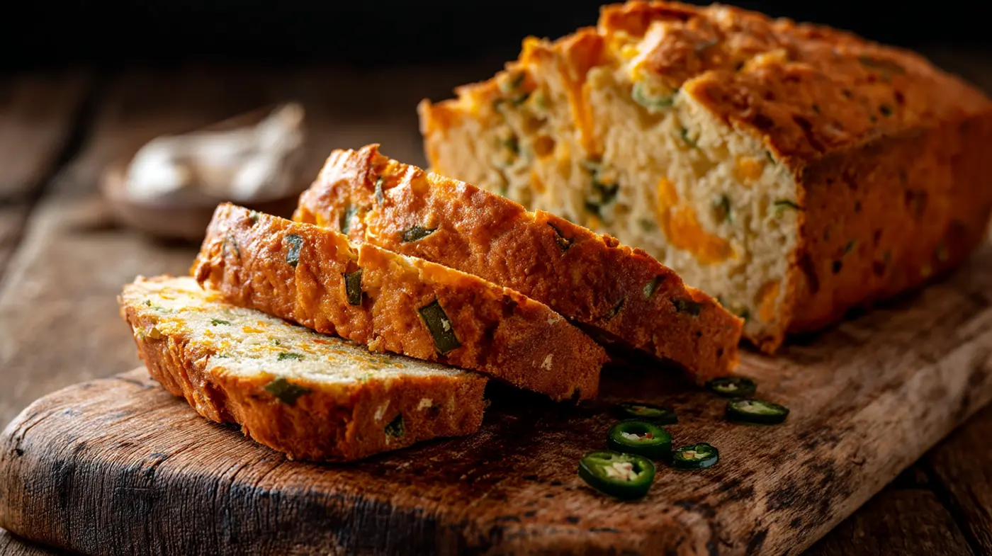 Jalapeño Cheddar Almond Flour Bread
