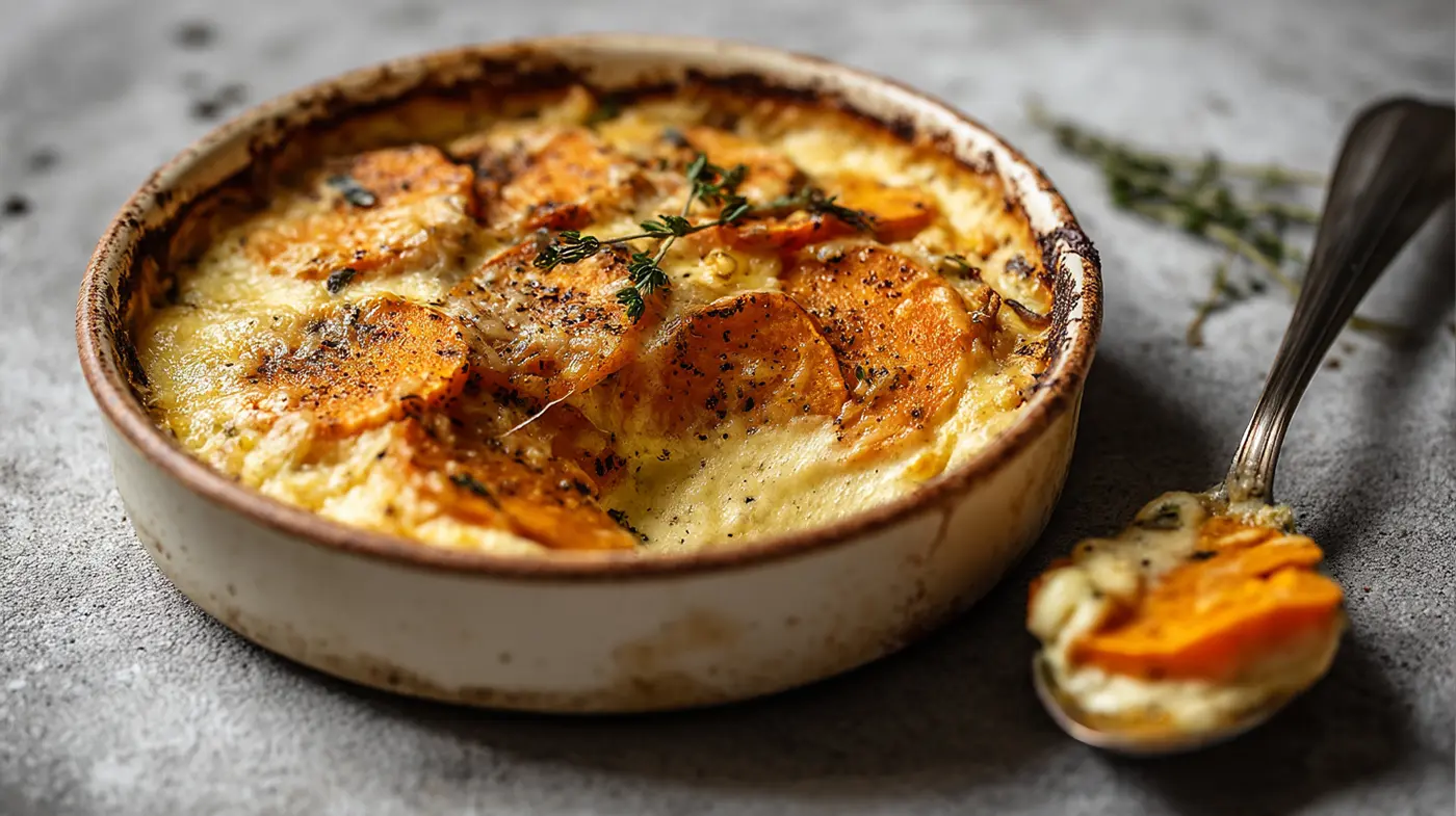 Kabocha Pumpkin Gruyere Gratin