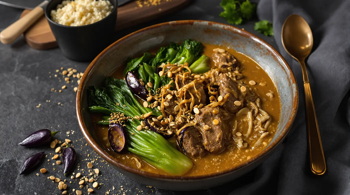 Healthier Kare-Kare