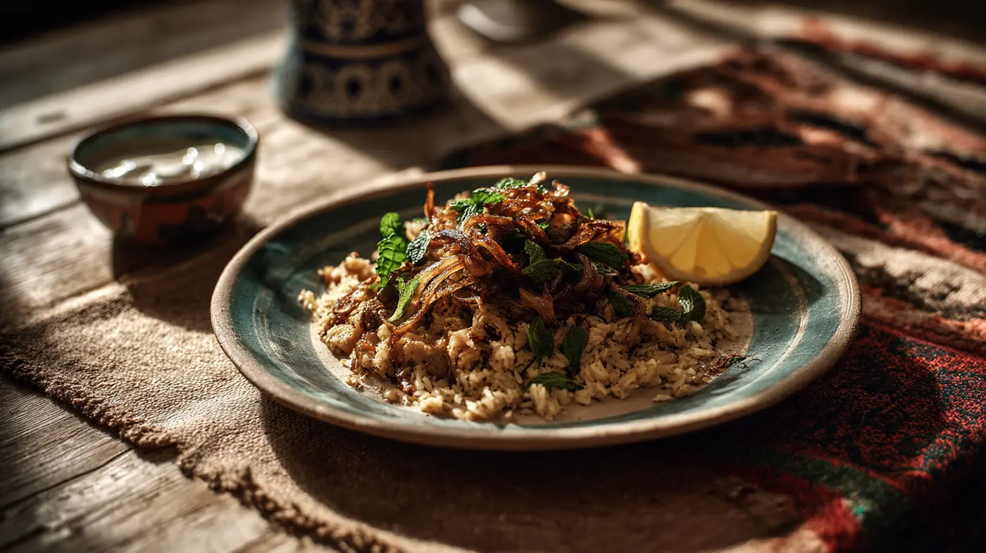 Lebanese Cauliflower Mujadara