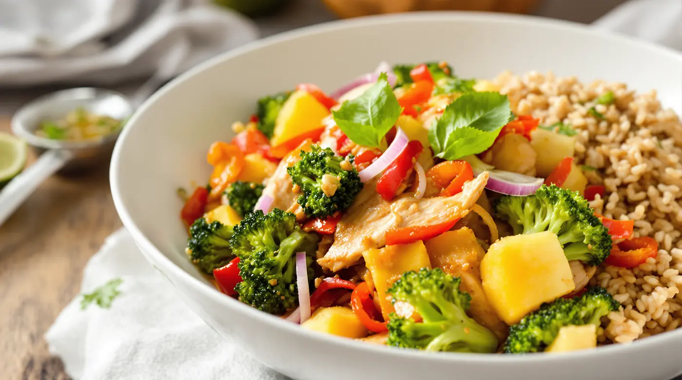 Lemongrass Pineapple Chicken Stir-Fry