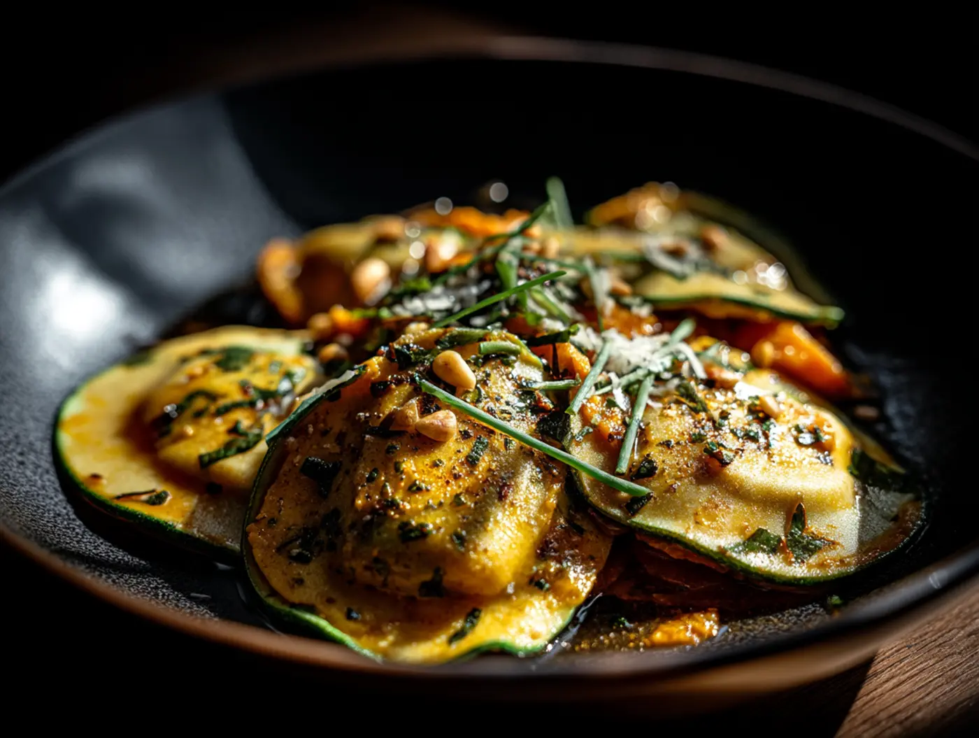 Light and Refreshing Pumpkin Ravioli
