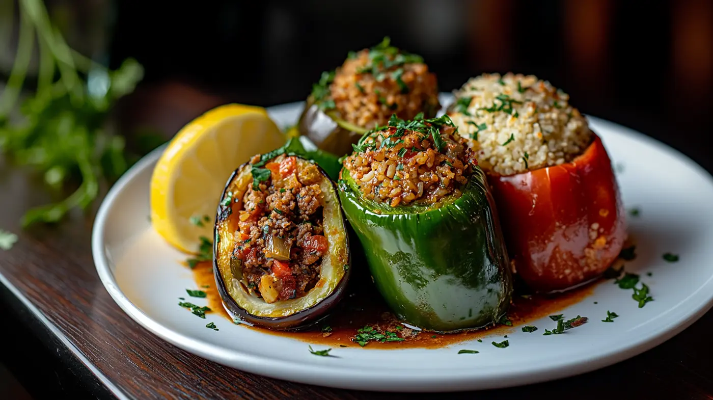 Mahashi (Middle Eastern Stuffed Vegetables)