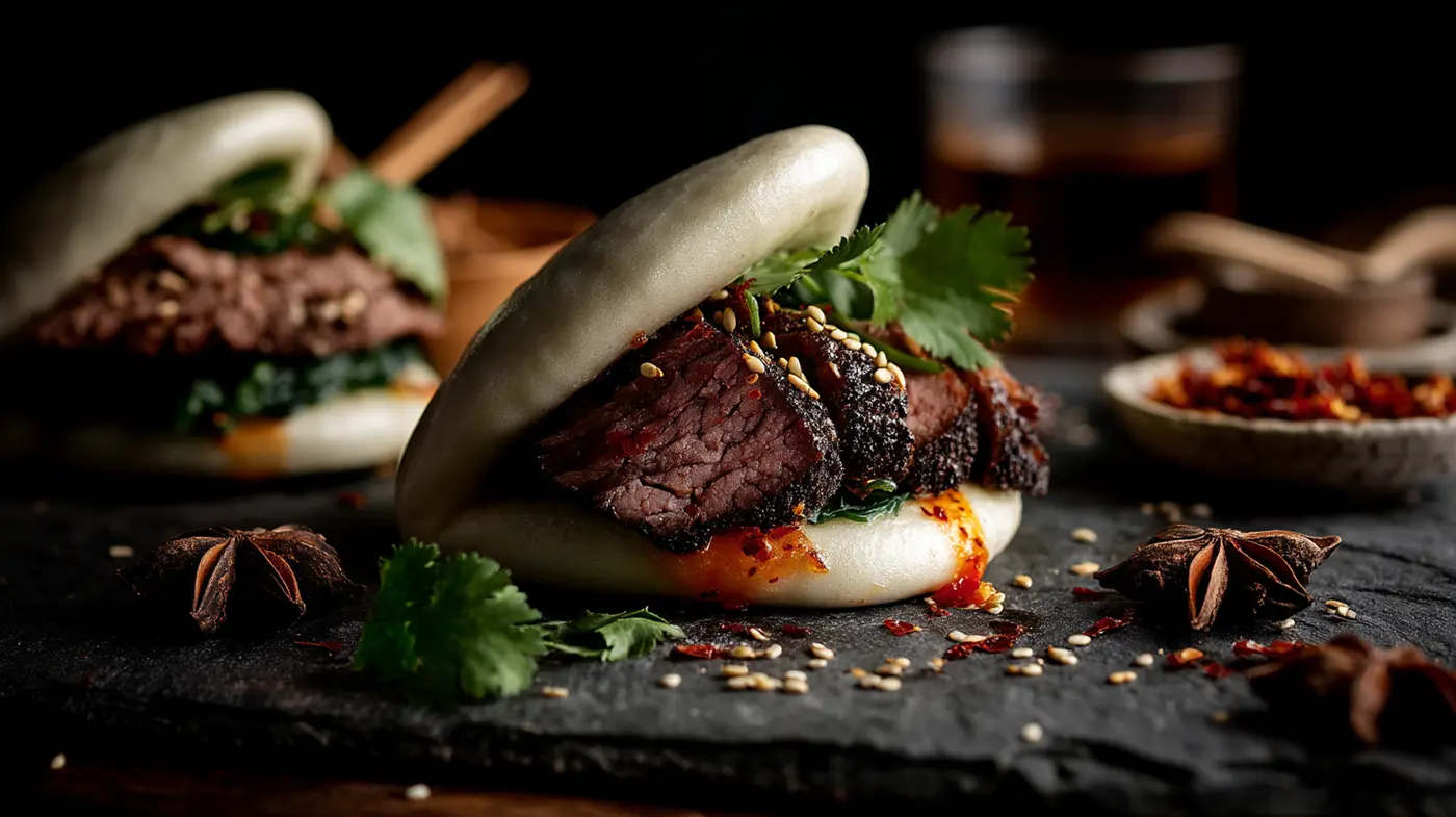 Mutton Pastrami Bao