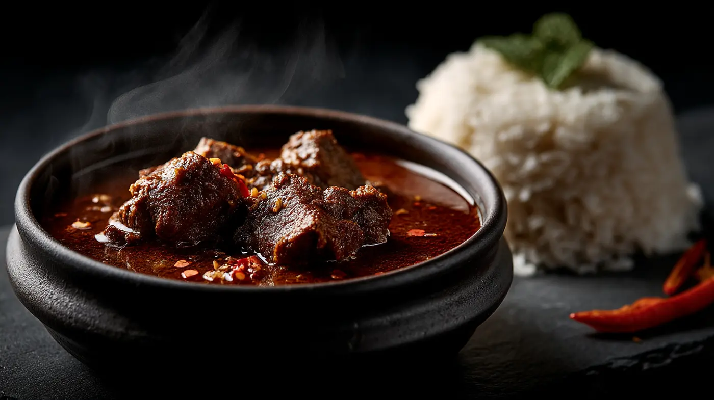 Naga Phaal Curry with Scorpion Pepper and Cauliflower Rice