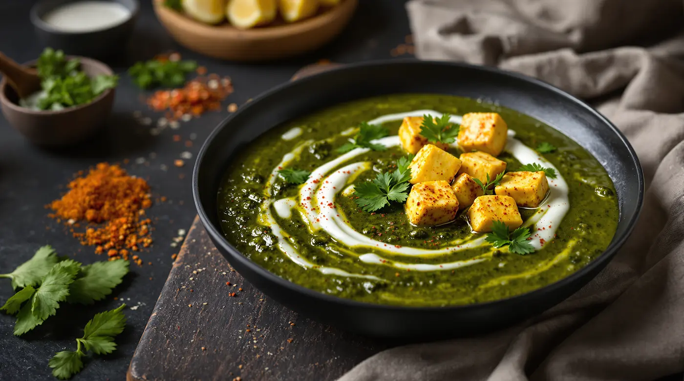 Palak Paneer with Tofu