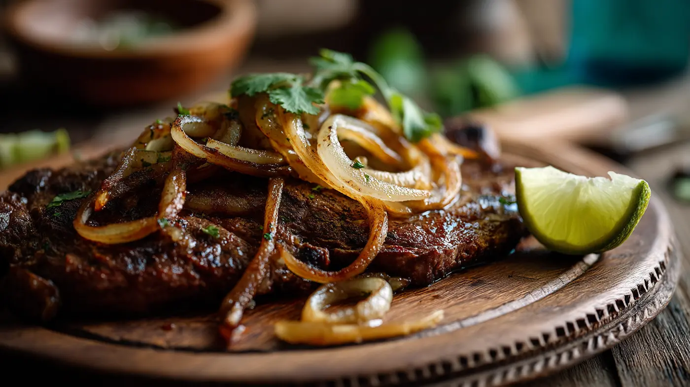 Cuban-Style Palomilla Steak with Sautéed Onions