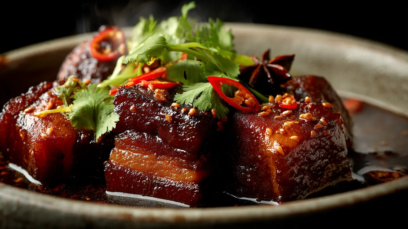 Pork Belly with Star Anise & Pineapple Essence