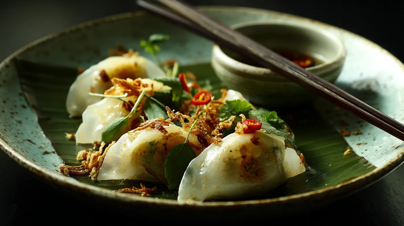 Saigon Jackfruit Seed & River Snail Dumplings