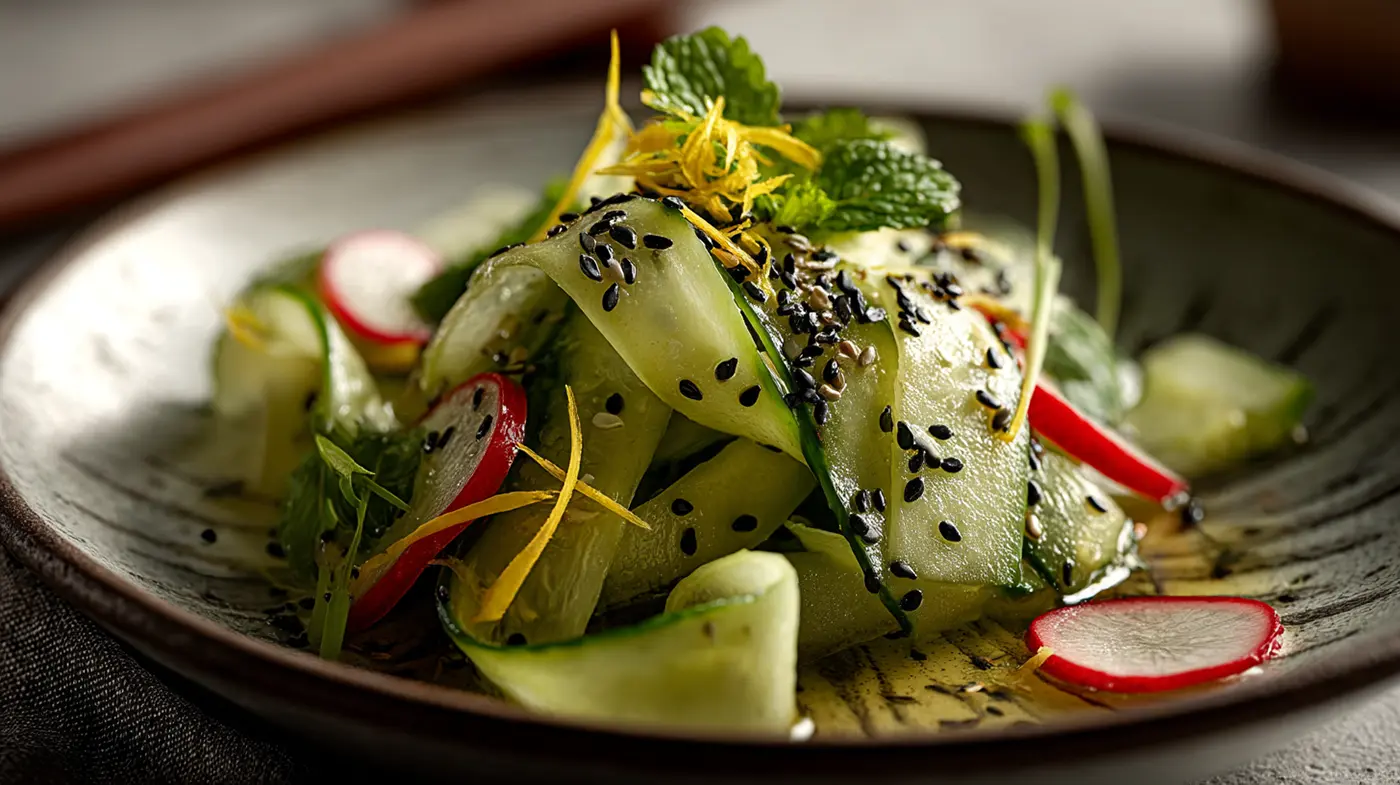 Silk Road Cucumber Sesame Salad