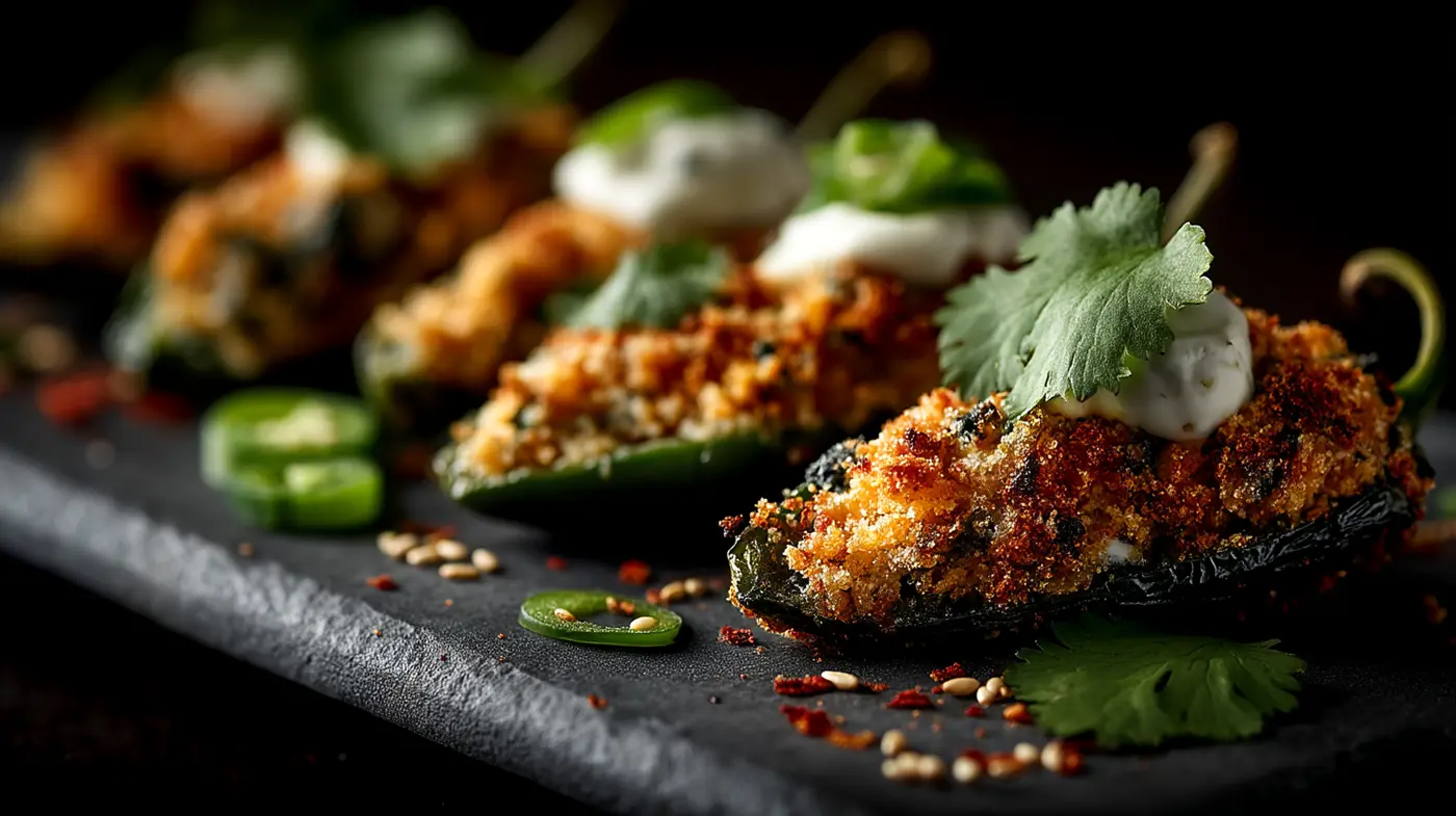 Spicy Tuna Stuffed Peppers with Citrus Aioli