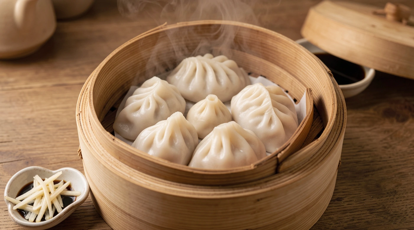Steam-Basket Shao Long Bao