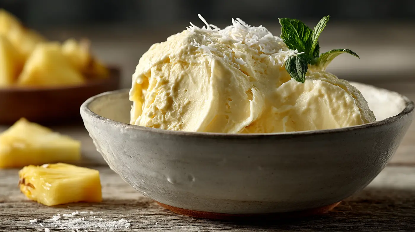 Three-Ingredient Pineapple "Ice Cream"