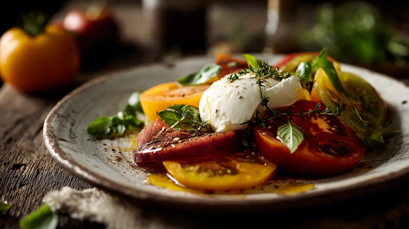 Tomato Burrata Salad