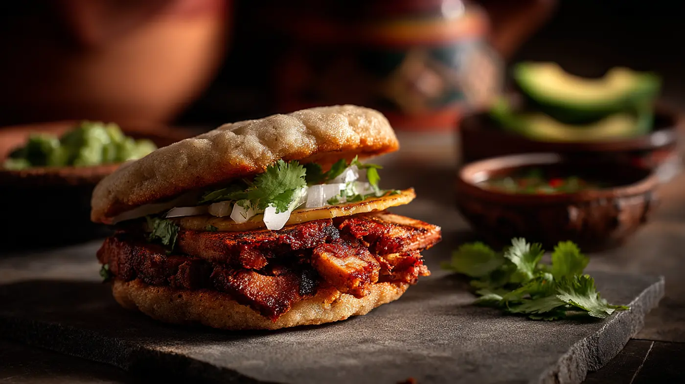 Torta Al Pastor Style