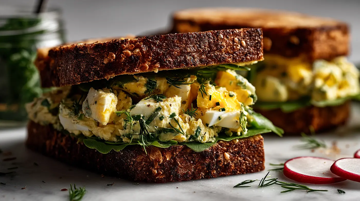 The Ultimate Chilled Egg Salad Sandwich
