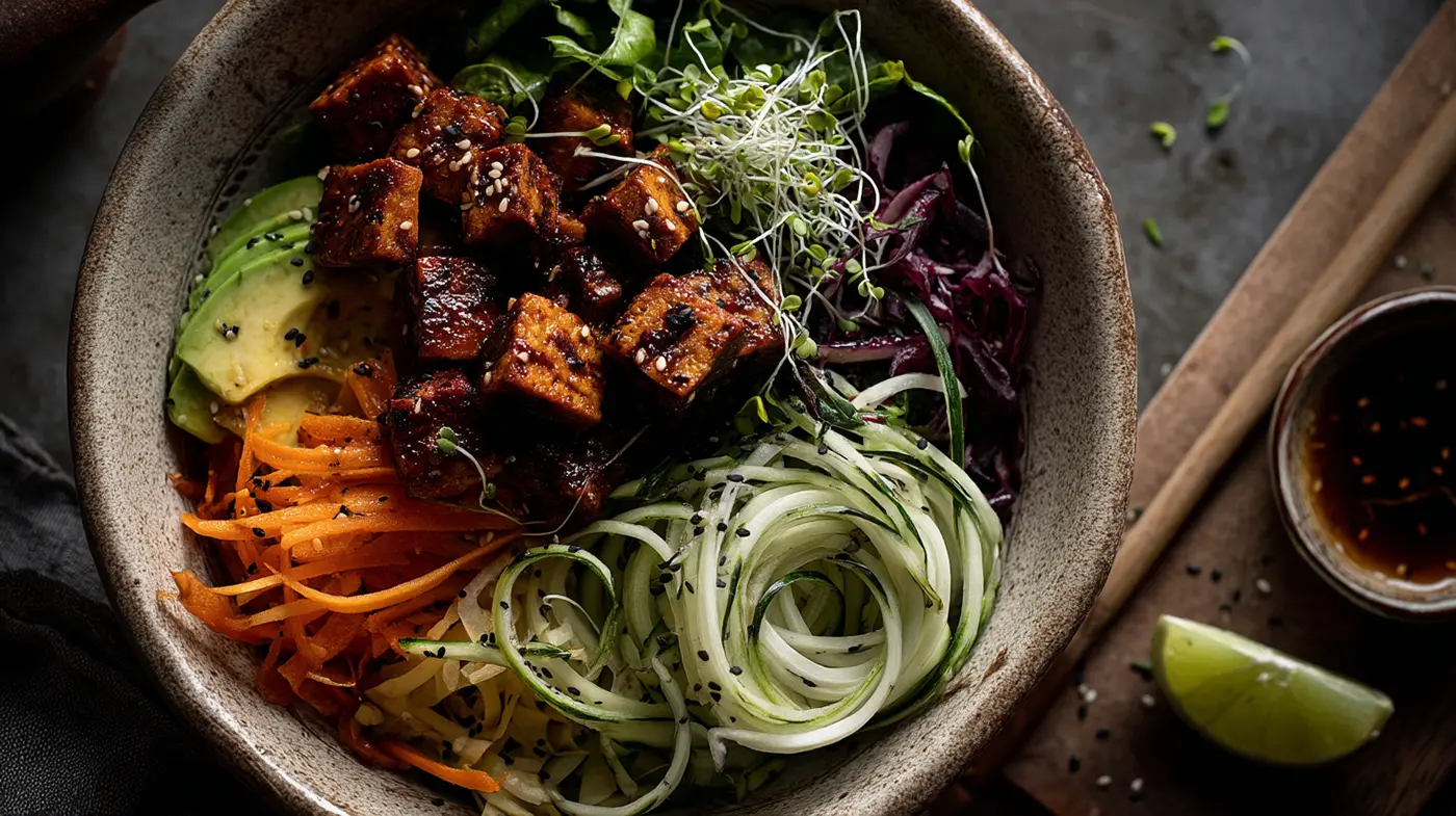 Umami Tempeh & Daikon Crunch Bowl